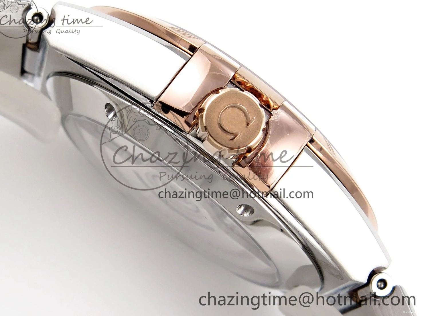 0511 Constellation 39mm SS RG ASWF 1:1 Best Edition White Diamonds Dial on SS RG Bracelet A Minimalist 7772